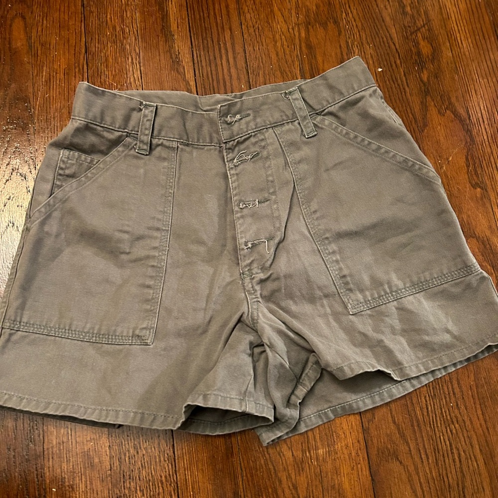 Vintage Green Shorts